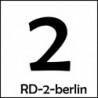 Samolepka číslo 2 – font Berlin