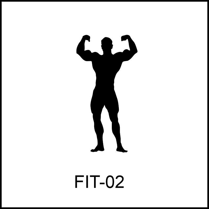 Samolepka – FITNESS 02